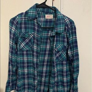 Flannel size medium.